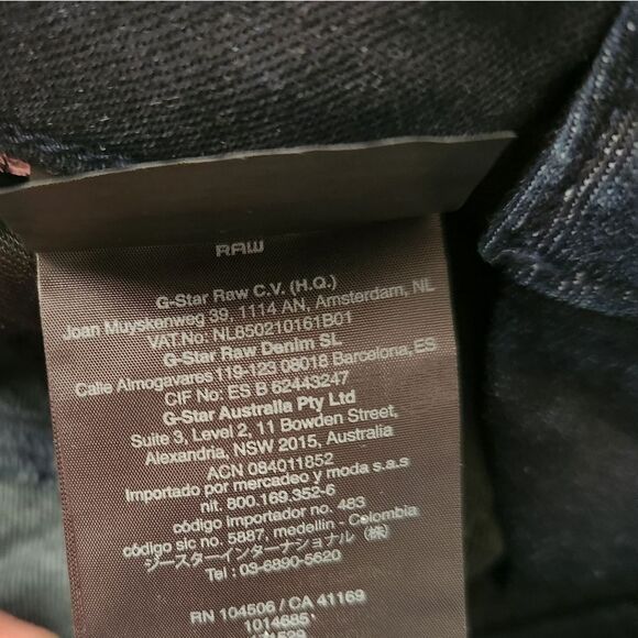 G-Star Shape High Super Skinny Jeans Size 30 NWT - Picture 8 of 8